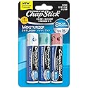 ChapStick Moisturizer 2-in-1 Lipcare SPF 15, Original, Black Cherry, Cool Mint, 3-Pack - Sunscreen Lip Balm with Aloe Vera and Vitamin E, 0.15 Oz Ea Beauty & Personal Care ChapStick