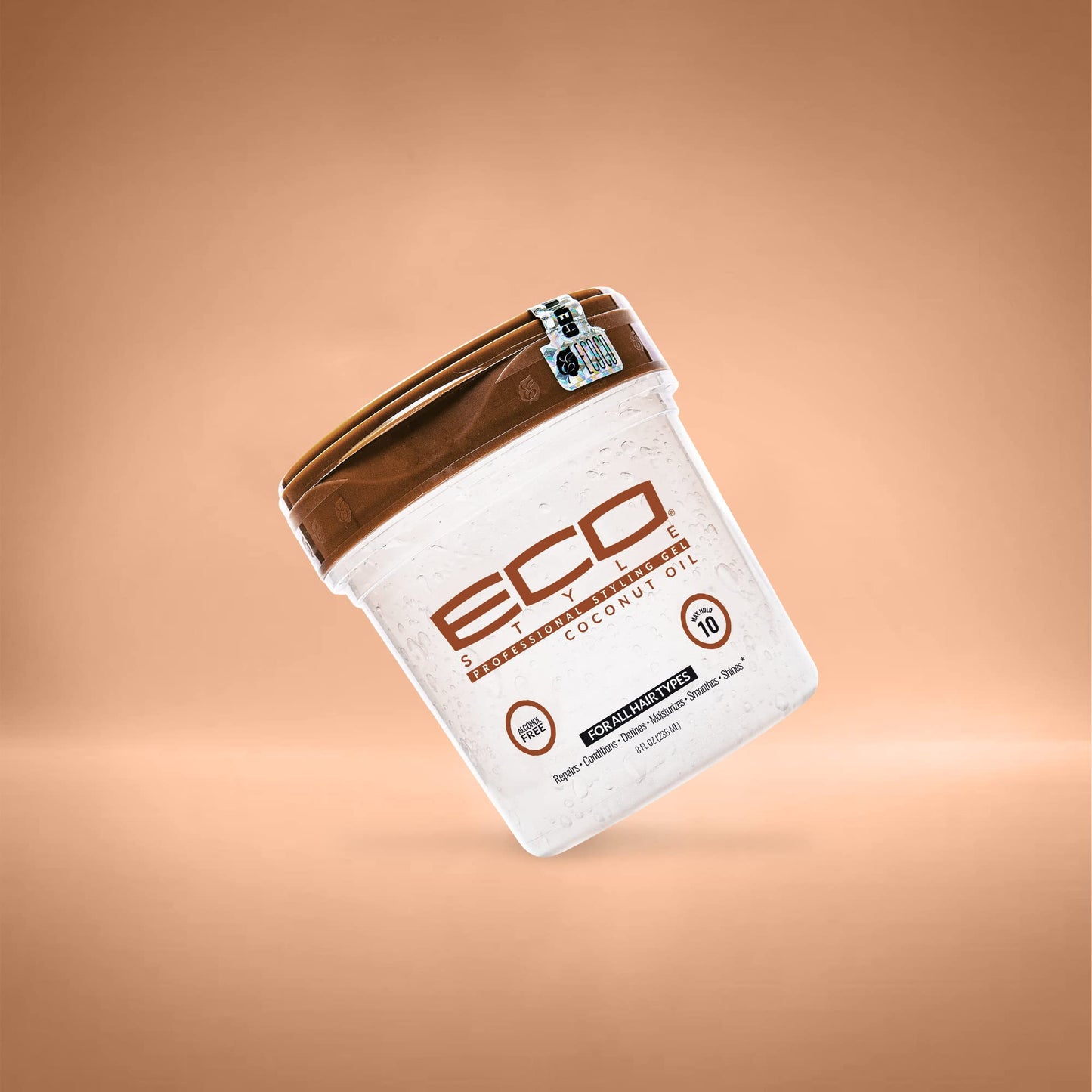 Eco Style Coconut Oil Styling Gel - Adds Luster and Moisturizes Hair - Weightless Styling & Superior Hold - Prevents Breakage and Split Ends Beauty and Personal Care Eco Style