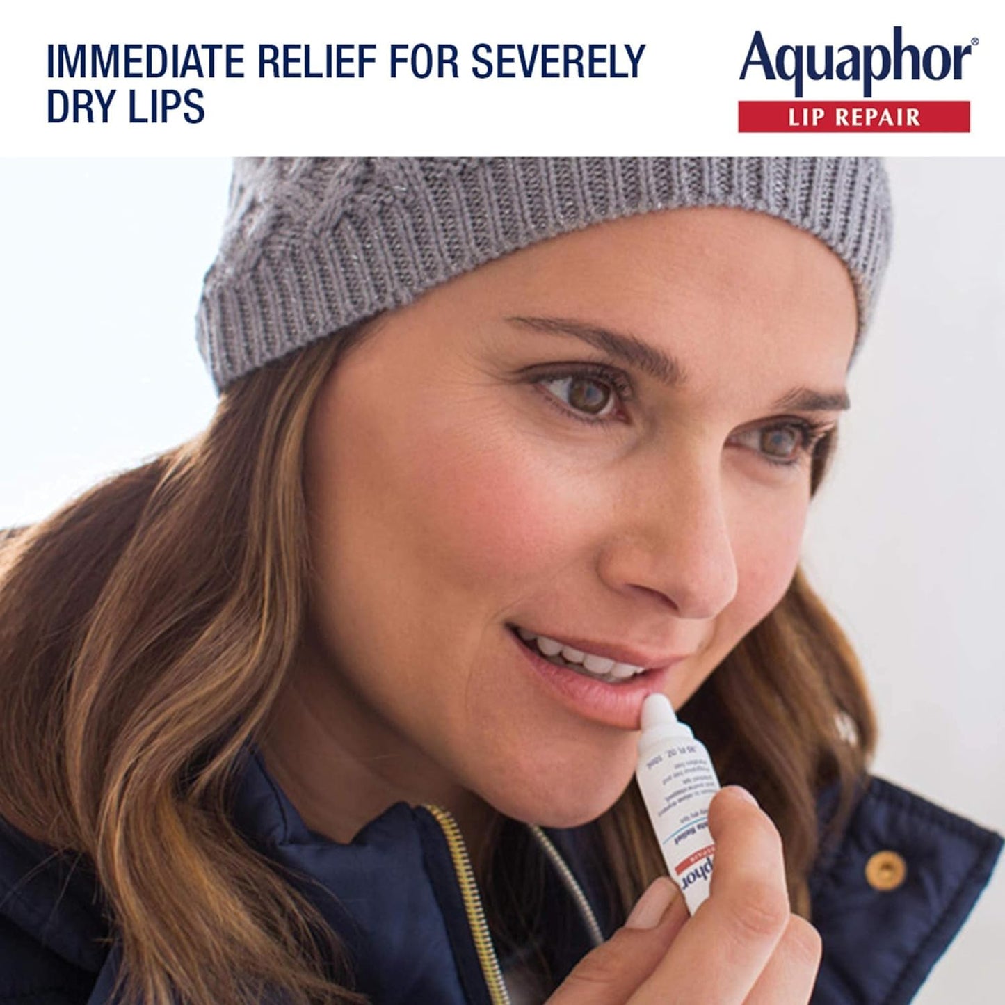 Aquaphor Lip Repair Ointment, Long-lasting Moisture to Soothe Dry Chapped Lips, 0.35 fl oz Tube, 2-Pack Beauty and Personal Care Aquaphor