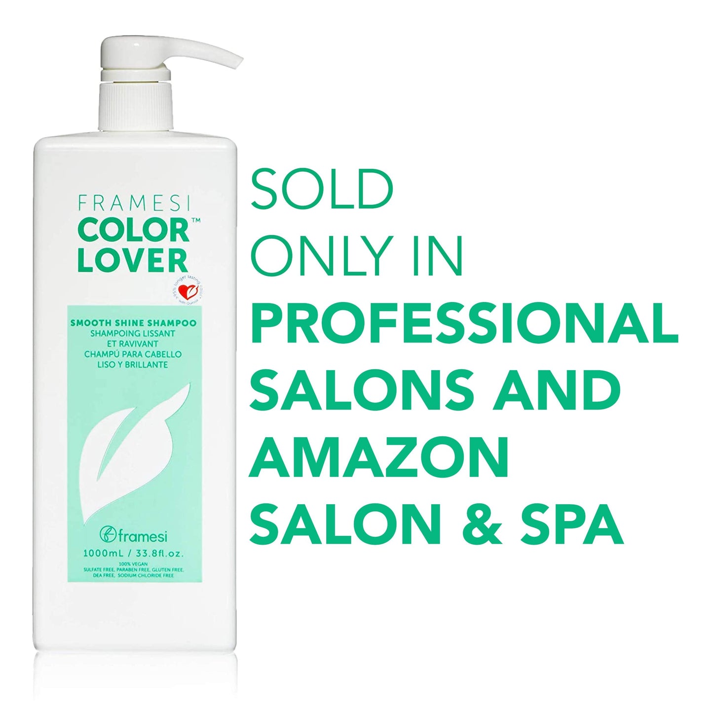 FRAMESI Color Lover, Smooth Shine Shampoo, 33.8 fl oz Beauty & Personal Care FRAMESI