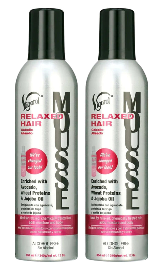 Vigorol Mousse - Relaxed 12 oz. (Pack of 2) Beauty & Personal Care Vigorol