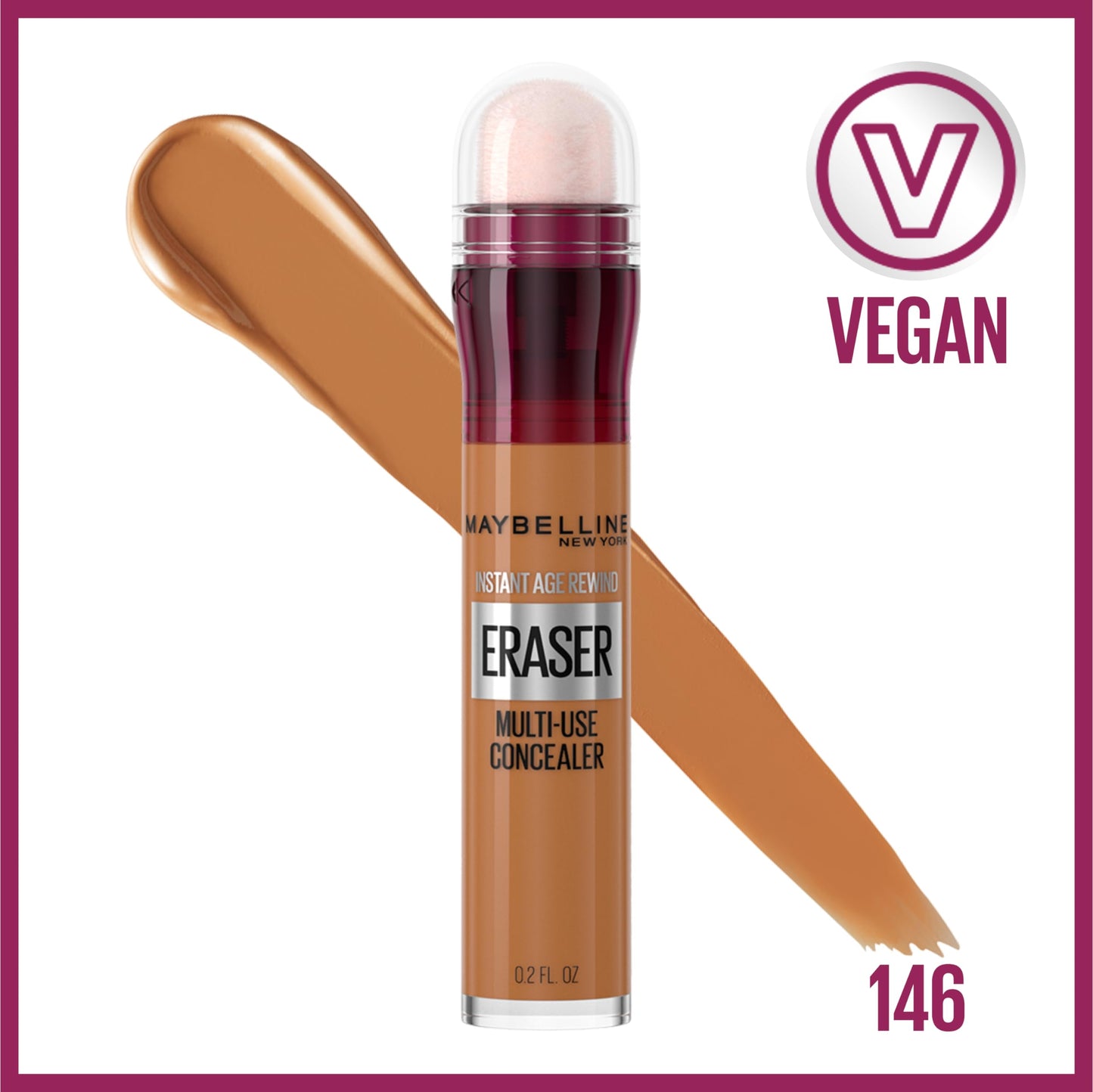 Maybelline Instant Age Rewind Eraser Dark Circles Treatment Multi-Use Concealer, 146, 1 Count (Packaging May Vary) Beauty & Personal Care MAYBELLINE