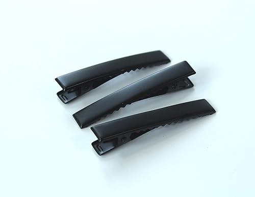 ALL in ONE 50pcs Small Size Hair Clip for adults DIY (35MM/1.37“ Black Flat Alligator Clips) Beauty & Personal Care All In One