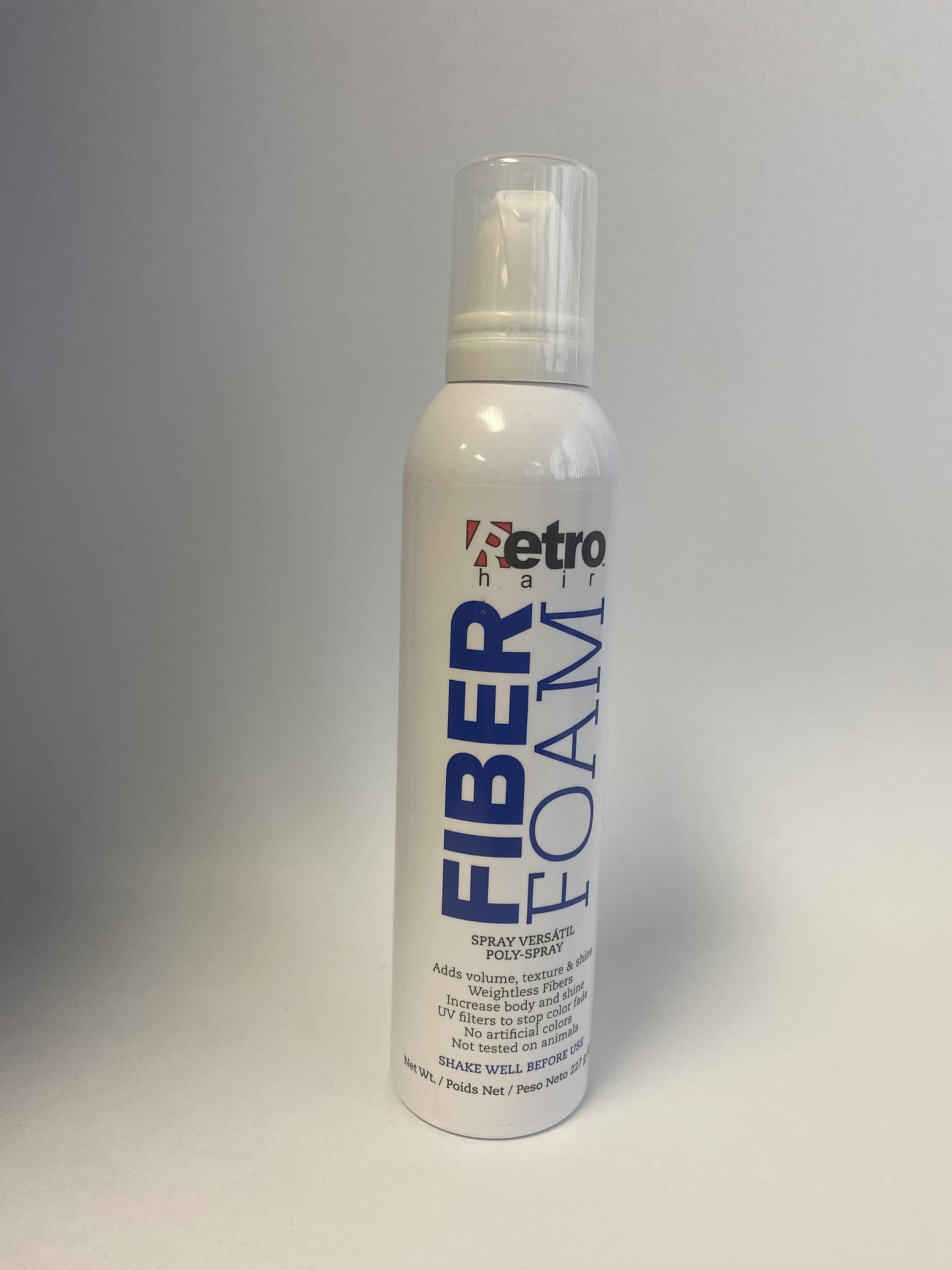 RETRO HAIR FIBER FOAM TEXTURE MOUSSE - VOLUME, TEXTURE, SHINE - 8oz Beauty & Personal Care Retro