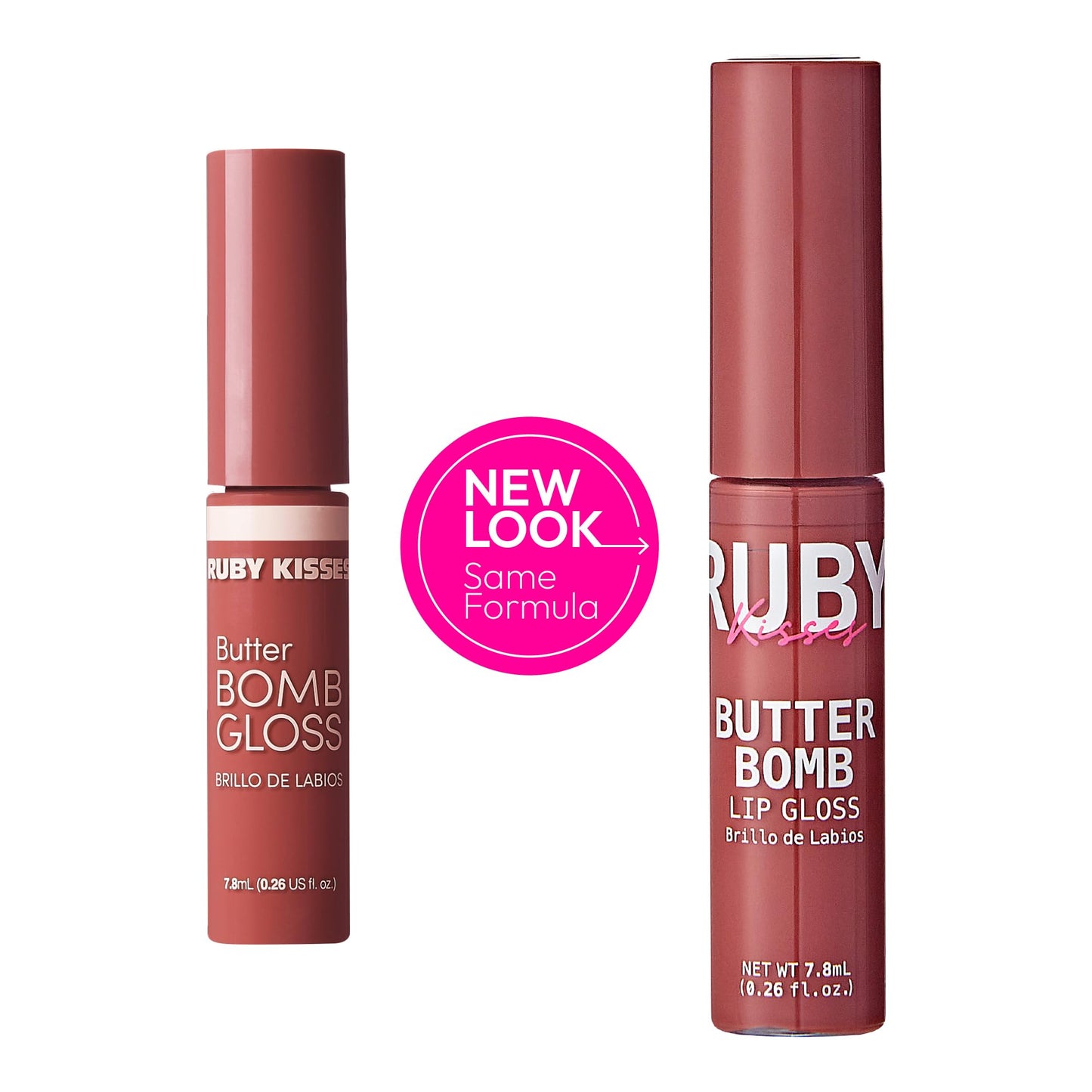 Ruby Kisses Butter Bomb Lip Gloss, High-Shine Non-Sticky Hydrating Plumping Beauty & Personal Care Ruby Kisses