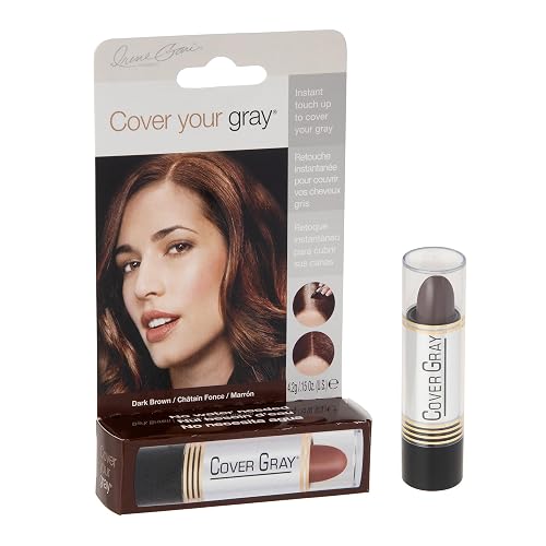 Cover Your Gray for Women Touch Up Stick, Dark Brown, 0.15 oz (Pack of 3) Beauty & Personal Care Cover Your Gray