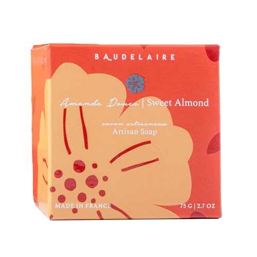 Provence Sante Luxury French Cleansing Bar - Moisturizing Shea Butter - Triple-milled Sweet Almond Fragrance, (2 Bar Set) 2.7oz Gift Box Beauty & Personal Care Provence Sante