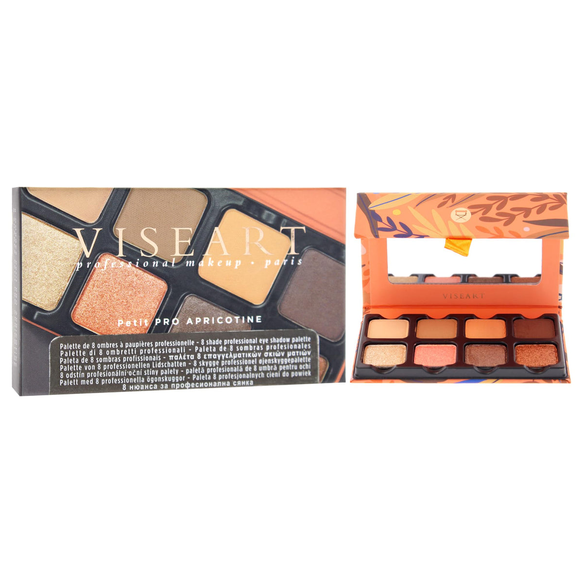 Petit Pro Eyeshadow Palette - Apricotine by Viseart Paris for Women - 0.28 oz Eye Shadow