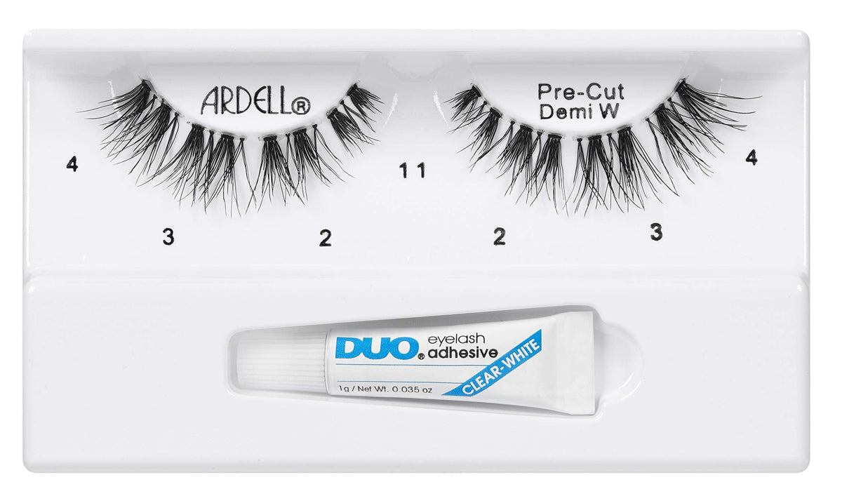 Ardell Pre-Cut Demi Wispies Lashes, Easy Application, Precision Cut Natural Look False Eyelashes, 1 Pack Beauty & Personal Care Ardell