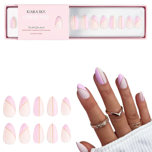 KIARA SKY PROFESSIONAL NAILS XPRESS PRO 100% ACRYLIC PRESS ON NAILS (Double Standard)