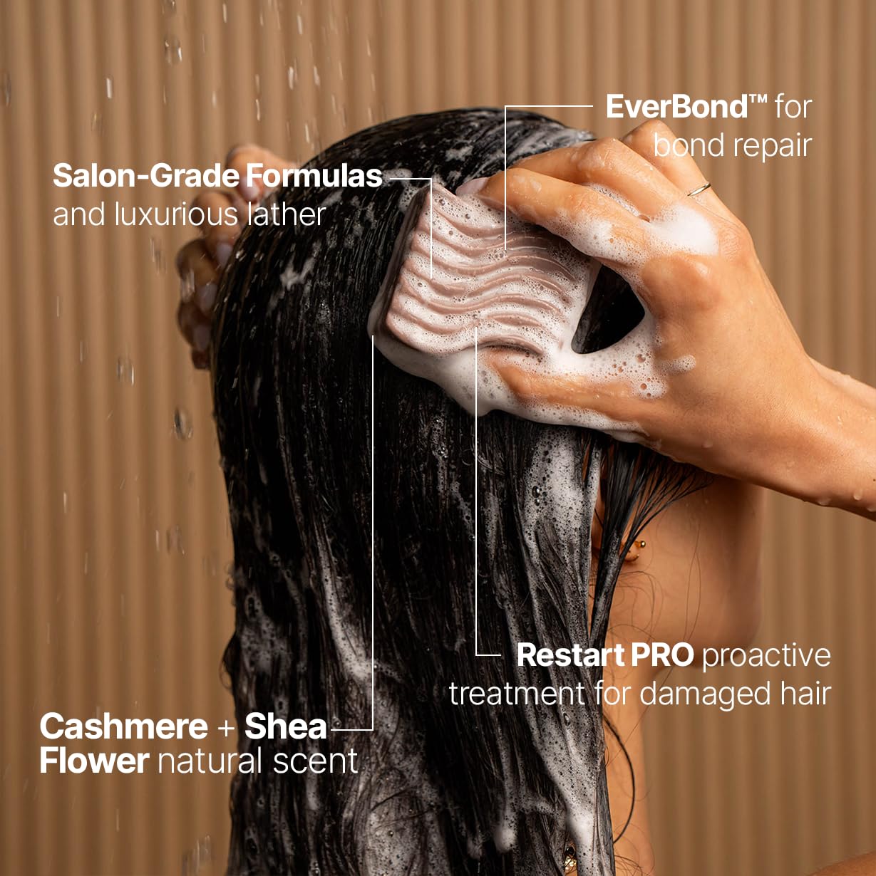 Bar and Bar Shampoo and Conditioner Bar Set - Bond + Repair - Strengthening Solid Hair Care Duo - Damaged Hair - Breakage Repair - Cashmere & Shea Beauty & Personal Care Bar and Bar