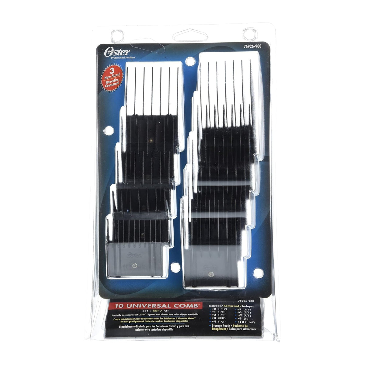 Oster Professional Universal Combs Pouch Set (10 Count)