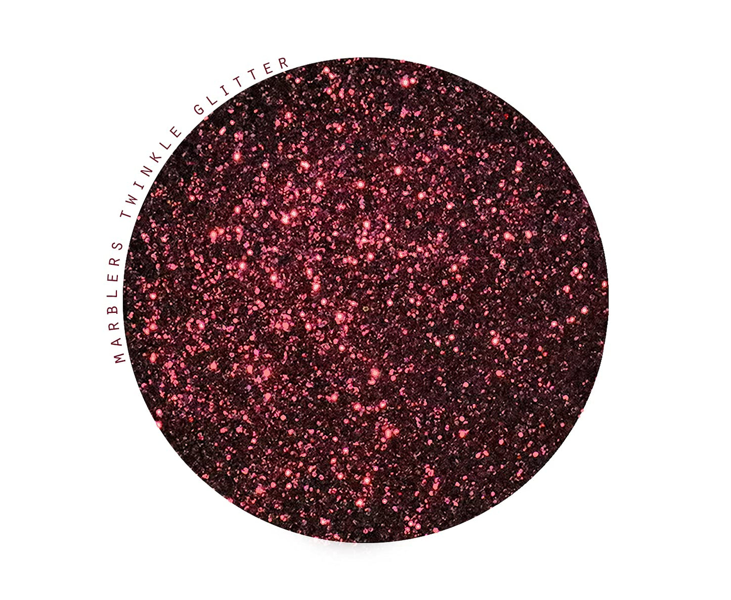 MARBLERS Twinkle Glitter [Sangria] 1.5oz (42g) | Fine | Non-Toxic, Vegan, Cruelty-Free | Face, Body, Eyeshadow, Hair, Festival, Party Makeup | Nail Beauty & Personal Care MARBLERS