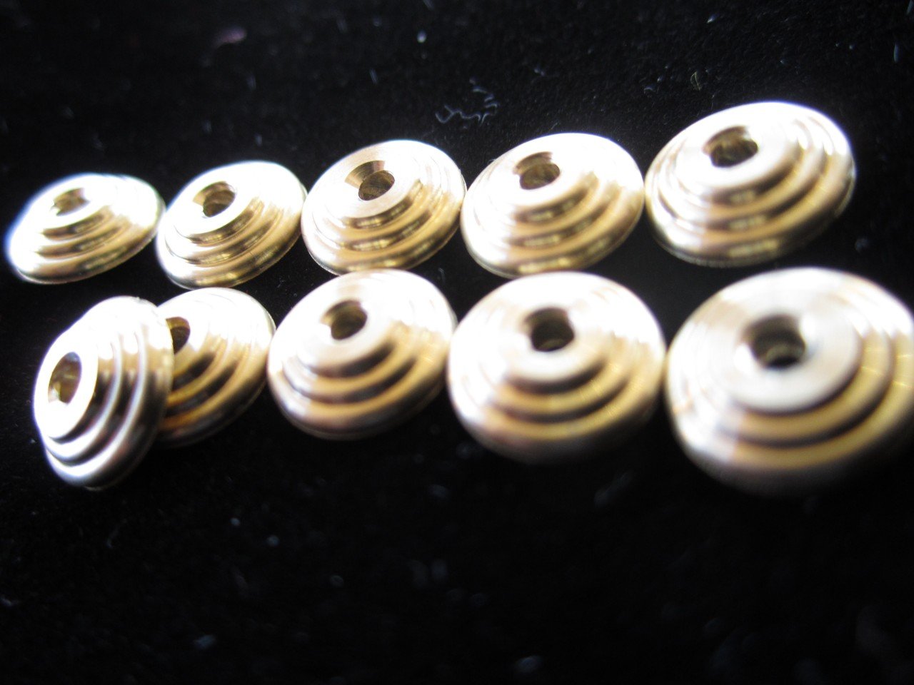 Bulls Eye Collars - Brass (12 Pcs) for Straight Razor Repair Beauty and Personal Care Bulls Eye