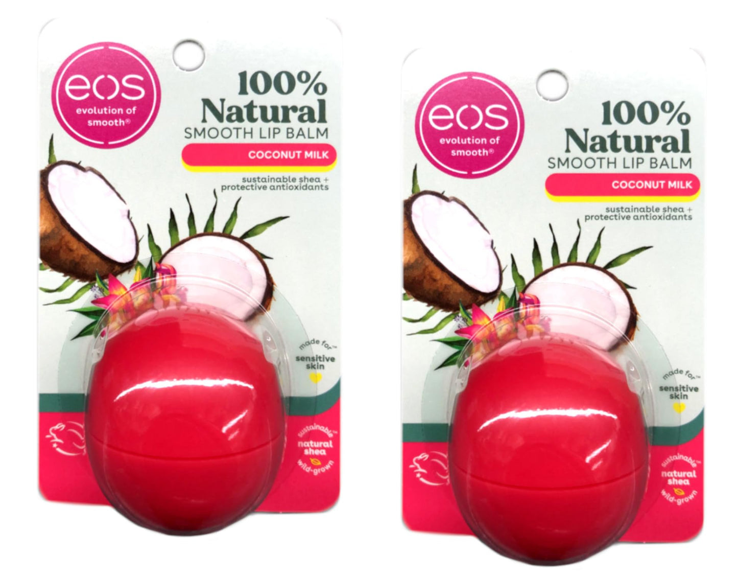 EOS Super Soft Shea Lip Balm, Coconut Milk 0.25 oz (Pack of 2) Beauty and Personal Care eos