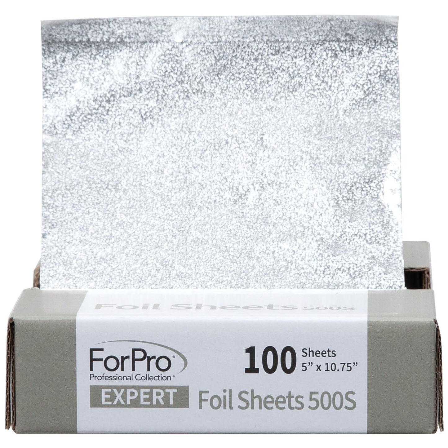ForPro Expert Embossed Foil Sheets 500S, Aluminum Hair Foils for Color Application and Highlighting Services, Food Safe, Pop-Up Dispenser, 5” W x Beauty & Personal Care ForPro Professional Collection