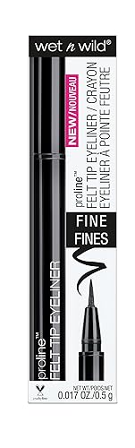wet n wild Proline Felt Tip Eyeliner, Black, 0.017 Fluid Ounce C875B Beauty & Personal Care wet n wild