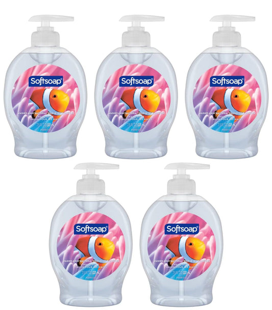 Softsoap Liquid Hand Soap, Aquarium Series 7.50 oz (Pack of 5) Beauty & Personal Care Softsoap
