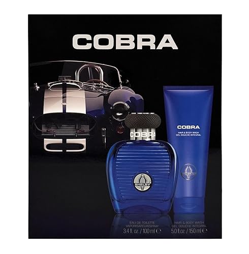 Cobra Blue M 2pc, 3.4oz EDT + 5.0oz HBW Beauty & Personal Care Shelby Cobra