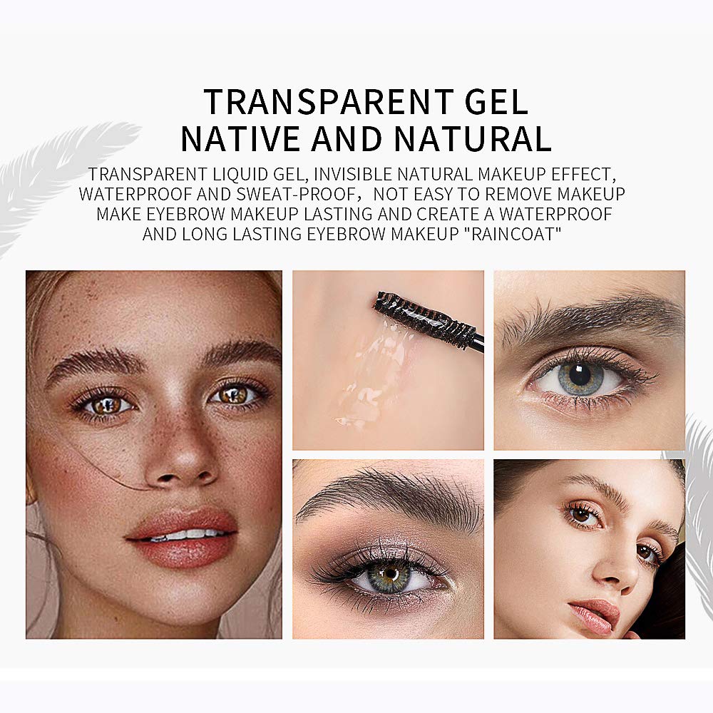 DAGEDA Clear Eyebrow Setting Gel, 2 Pack Brow Fix Gel, Waterproof And Sweat-Proof Eyebrow Repair Liquid Brows Styling Beauty Salon Home Use Makeup Beauty & Personal Care DAGEDA