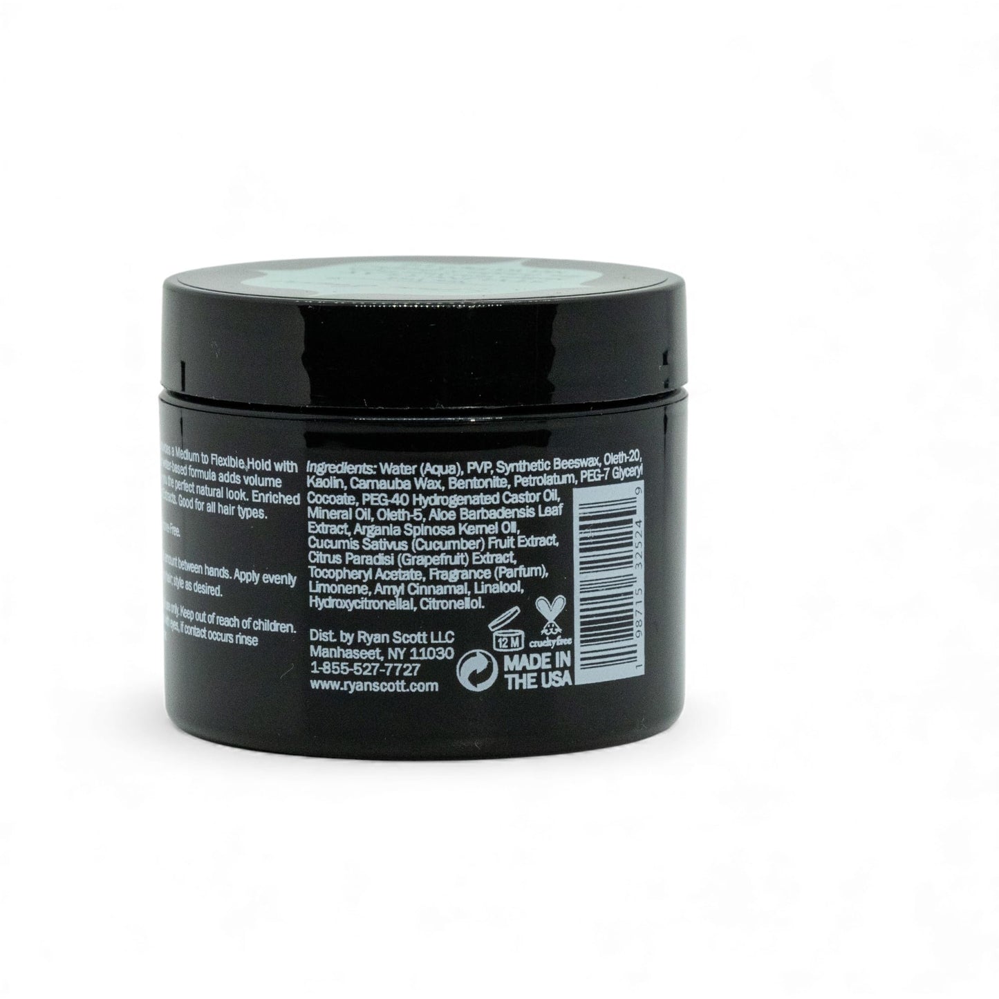 Ryan Scott Styling Clay - Medium Hold with a Matte Finish. Aloe, Cucumber, & Grapefruit Fragrance. Beauty & Personal Care RYAN SCOTT RS