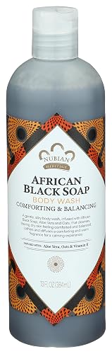 Nubian Heritage Body Wash, African Black Soap, 13 Fluid Ounce Beauty & Personal Care Nubian Heritage