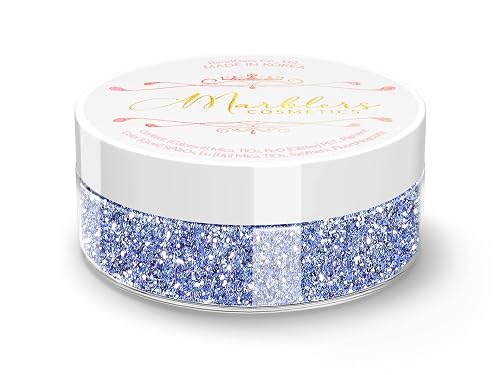 MARBLERS Twinkle Face & Body Glitter [ICY Blue] 0.18oz (5g) | Fine | Non-Toxic | Vegan | Cruelty-Free | Festival, Rave & Party Makeup | Eye, Hair Beauty & Personal Care MARBLERS