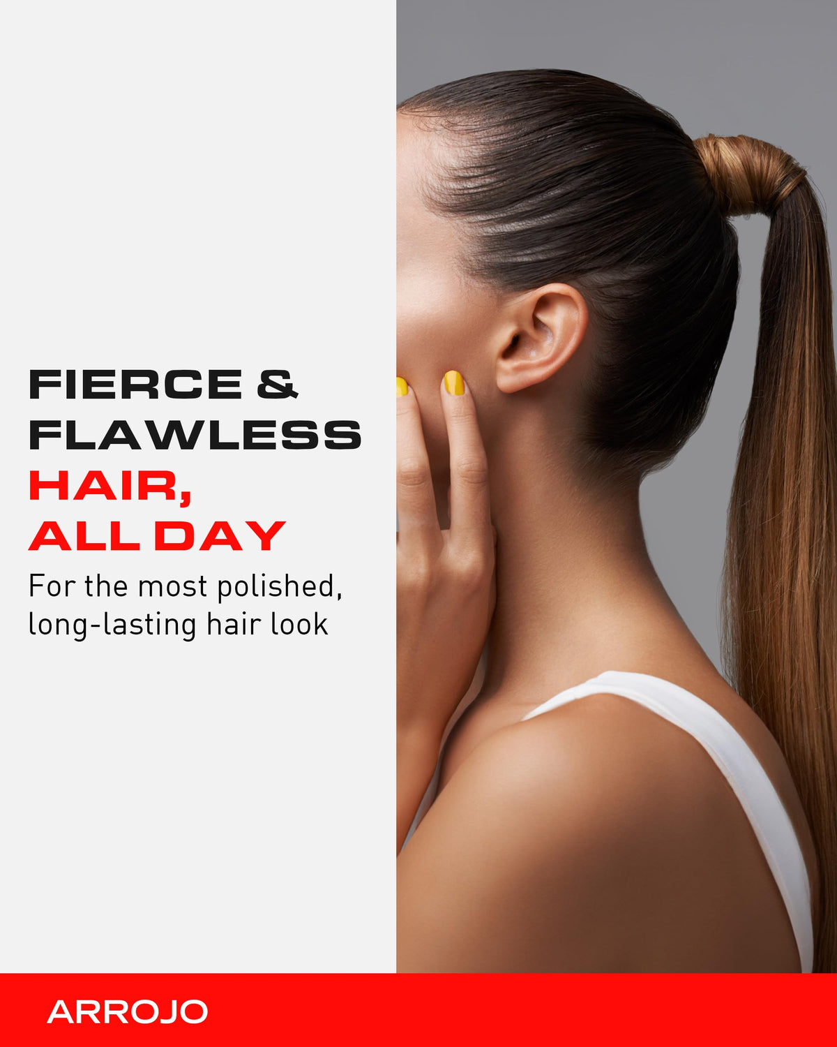 Arrojo Fierce Firm Hold Hairspray - Sulfate & Paraben-Free Firm Hold Hairspray - Anti Humidity Shine Spray for All Hair Types, 6 oz. Beauty & Personal Care ARROJO
