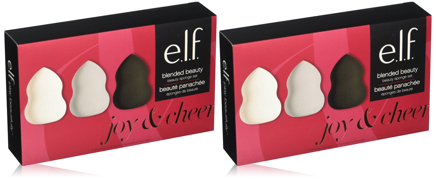 e.l.f. Blended Beauty Makeup, Black/White/Cool Grey, 2 Count Beauty & Personal Care e.l.f.