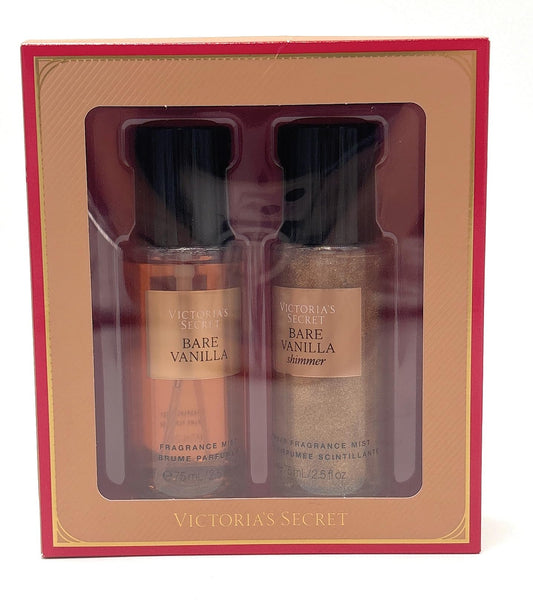 Victoria's Secret Bare Vanila Mini Fragrance Mist 2pc Gift Set: