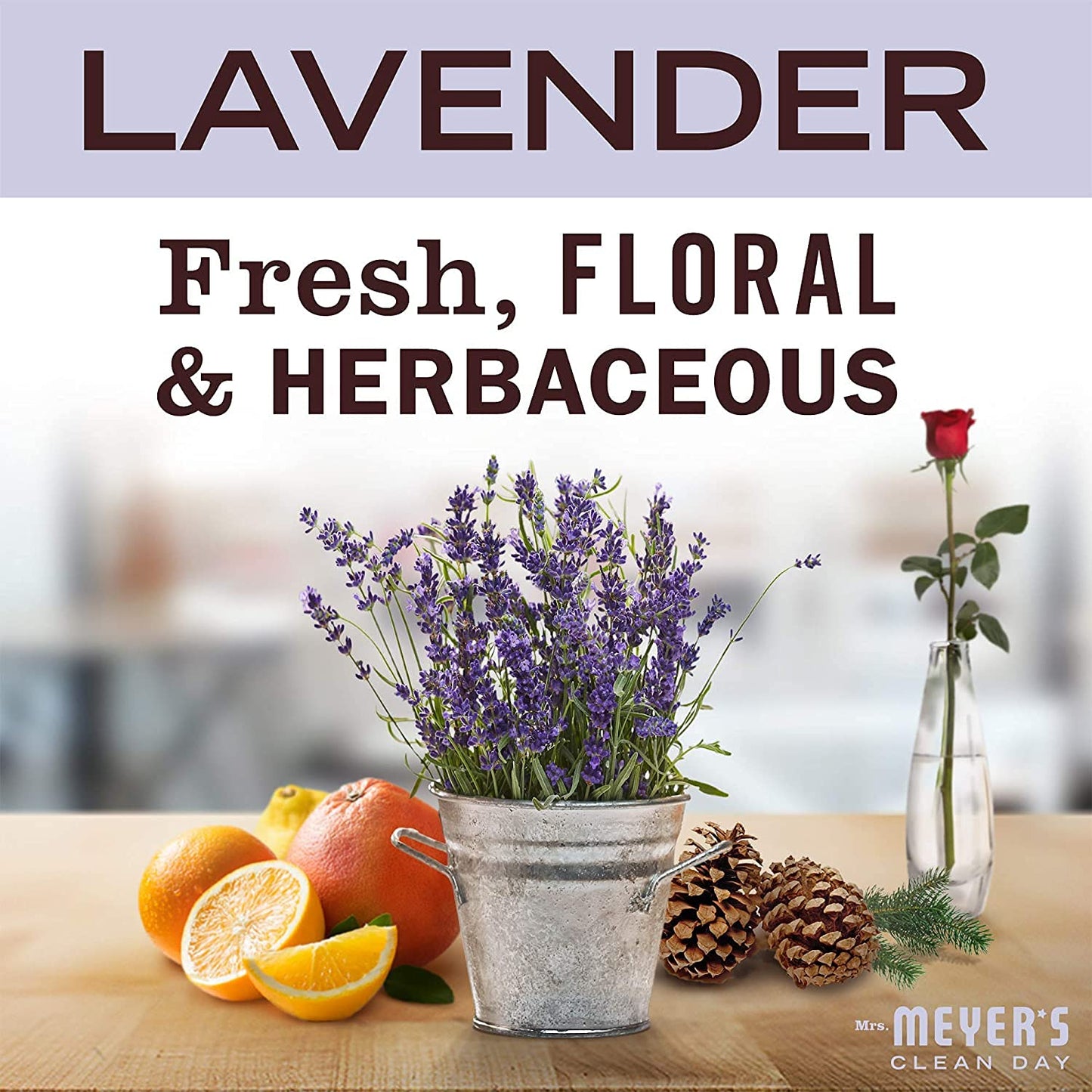 Mrs. Meyer's Liquid Hand Soap, Cruelty Free and Biodegradable Hand Wash Formula Made with Essential Oils,16 oz - Pack of 2 (Lavender) Beauty & Personal Care Mrs. MEYER'S