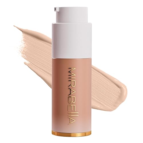 MIRABELLA - Invincible for All HD Liquid Foundation, Moisturizing Face Products for All Skin Types, Full-Coverage Lightweight Foundation Makeup Beauty & Personal Care Mirabella