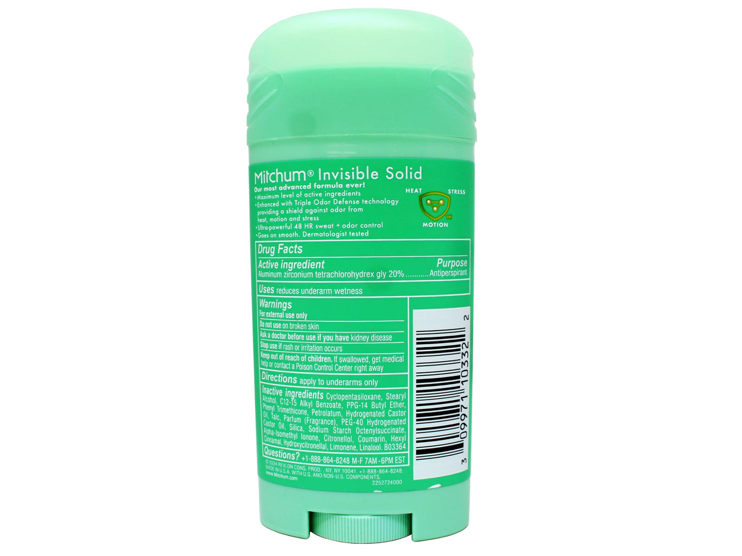 Mitchum Women Triple Odor Defense Invisible Solid 48HR Antiperspirant & Deodorant, Pure Fresh, 2.7 OZ - 3 Pack Beauty and Personal Care Mitchum
