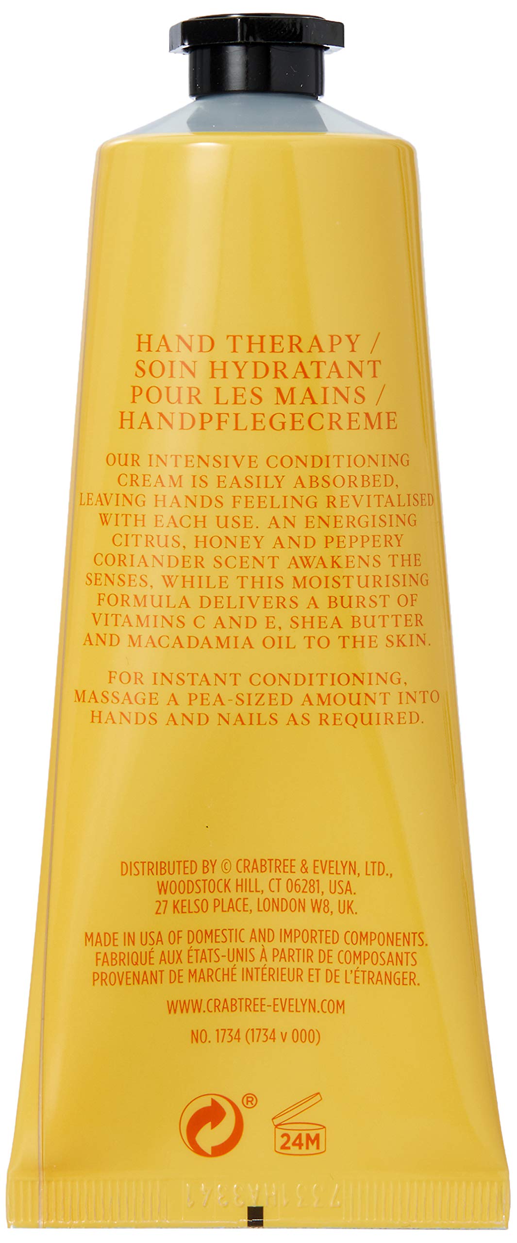 Crabtree & Evelyn Citron & Corriander Energising Hand Therapy, 3.45 oz Beauty & Personal Care Crabtree & Evelyn