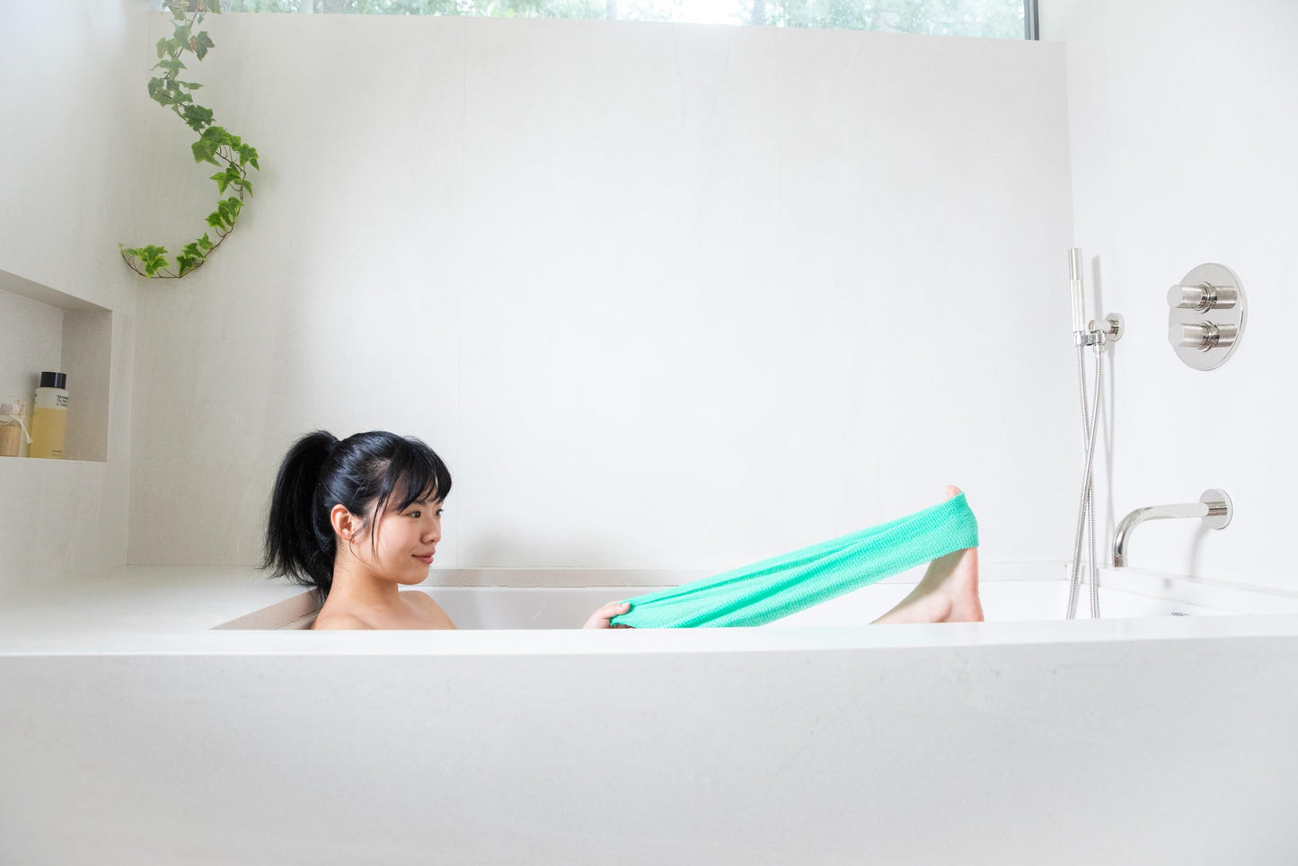 Cleanlogic Stretch Bath & Shower Cloth, 1 Count Beauty & Personal Care Cleanlogic