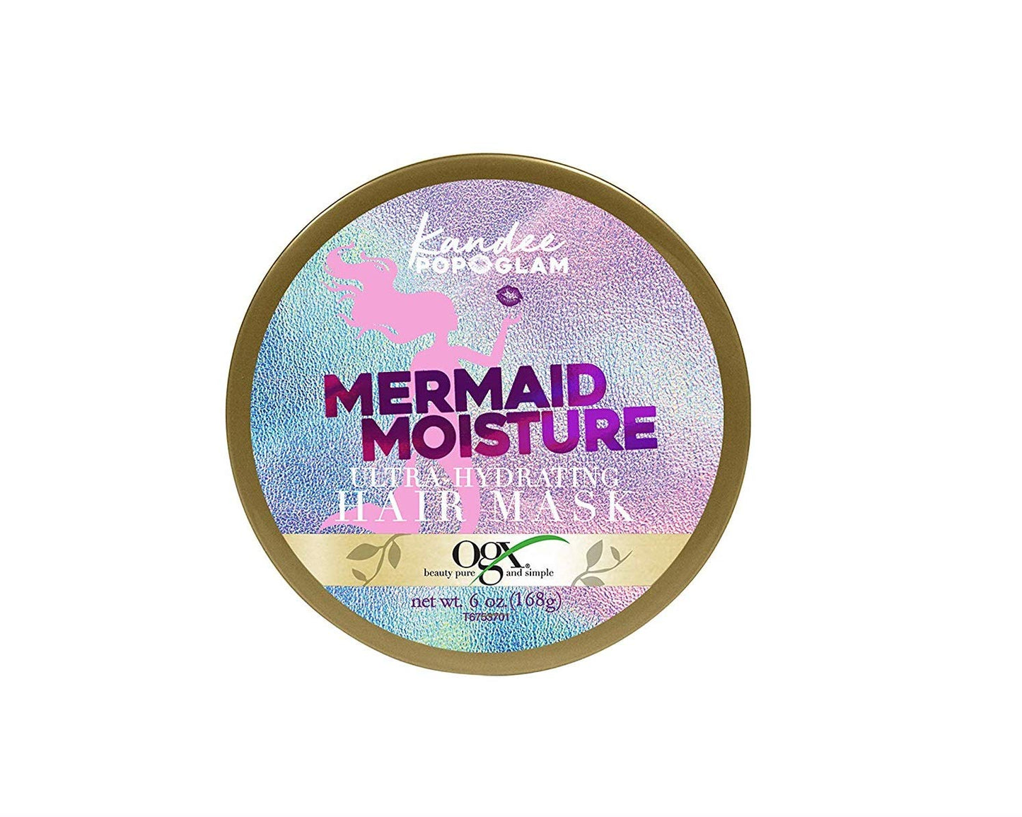 OGX Kandee Johnson Collection Mermaid Moisture Deep Conditioning Hair Mask for Color-Treated Hair, Sulfate-Free Surfactants Moisturizing Treatment Beauty & Personal Care OGX