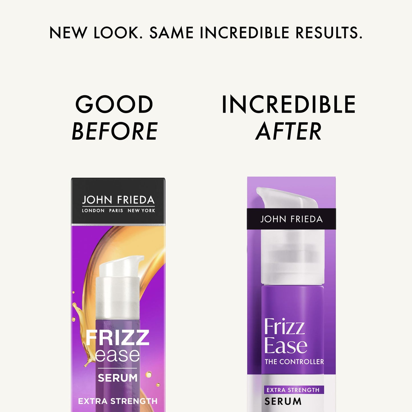 John Frieda Frizz Ease Extra Strength Hair Serum for Thick & Coarse Hair, Anti-Frizz Smoothing Serum with Argan & Coconut Oil, 1.69 fl oz, Pack of 2 Beauty & Personal Care John Frieda