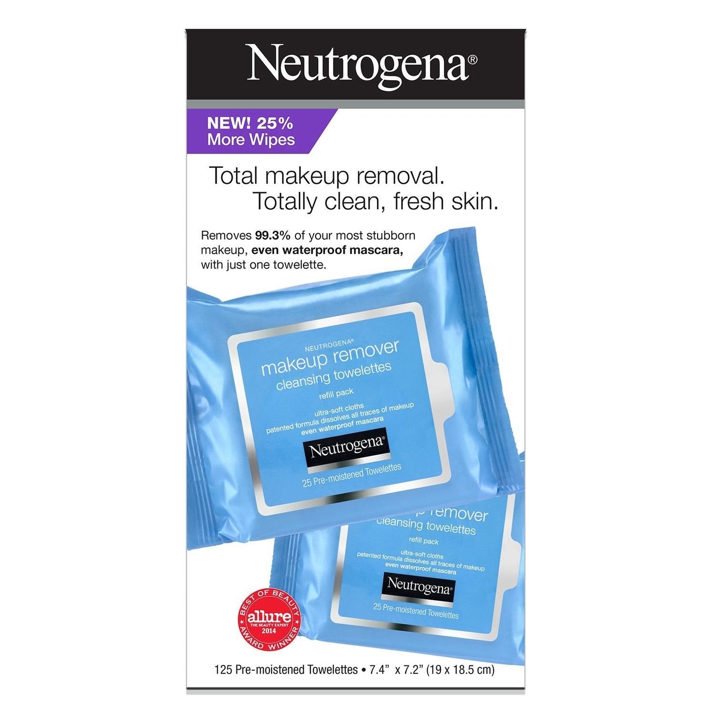 Neutrogena Make Up Remover Facial Wipes Beauty & Personal Care Neutrogena