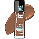 Maybelline Fit Me Matte + Poreless Liquid Foundation Makeup, Truffle, 1 fl; oz; Oil-Free Foundation Beauty & Personal Care MAYBELLINE