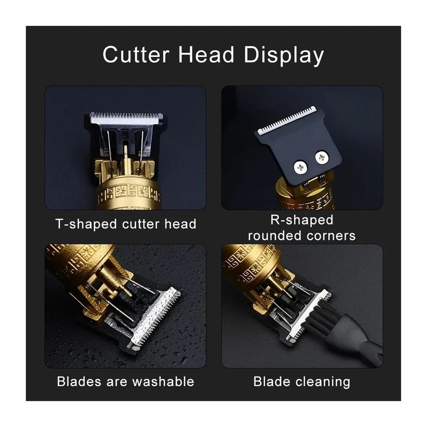 Razors Electric Hair Cutting Machine T9 USB Hair Clipper for Men Rechargeable Man Shaver Hair Trimmer Barber Beard Trimmer for Men(No Accessories BA) Beauty and Personal Care EWKYLSEM