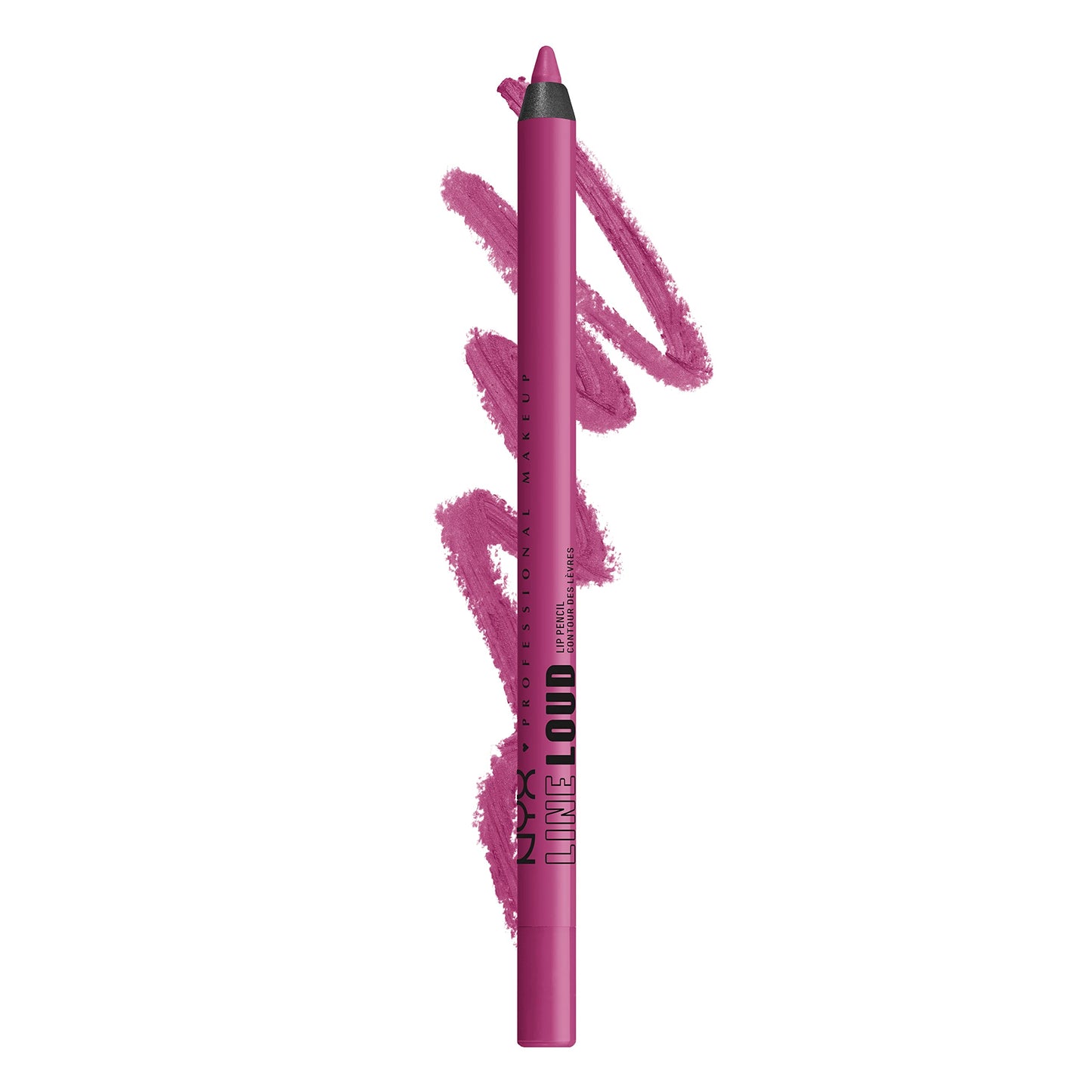 NYX PROFESSIONAL MAKEUP Line Loud Lip Liner, Longwear and Pigmented Lip Pencil with Jojoba Oil & Vitamin E - Hottie Hijacker (Hot Blue Pink) Beauty & Personal Care NYX PROFESSIONAL MAKEUP