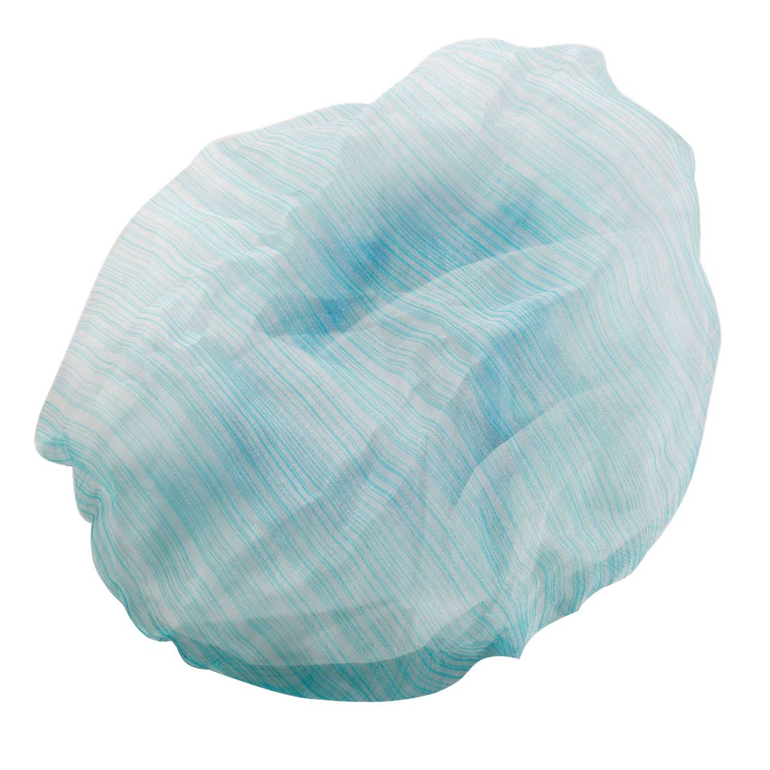 Ruilogod Organza Stripe Pattern Bathroom Hair Protector Water Resistant Spa Bath Shower Cap (id: 7cb e32 115 138 316 Beauty and Personal Care Ruilogod