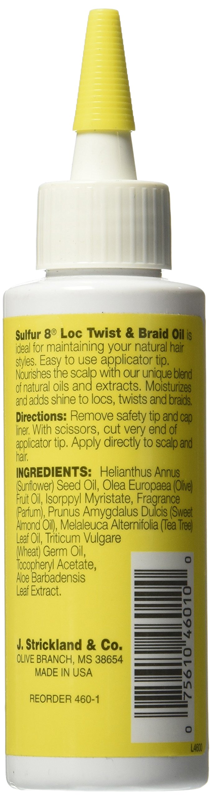 Sulfur8 Loc Twist and Braid Oil, 4 Ounce Beauty & Personal Care Sulfur 8