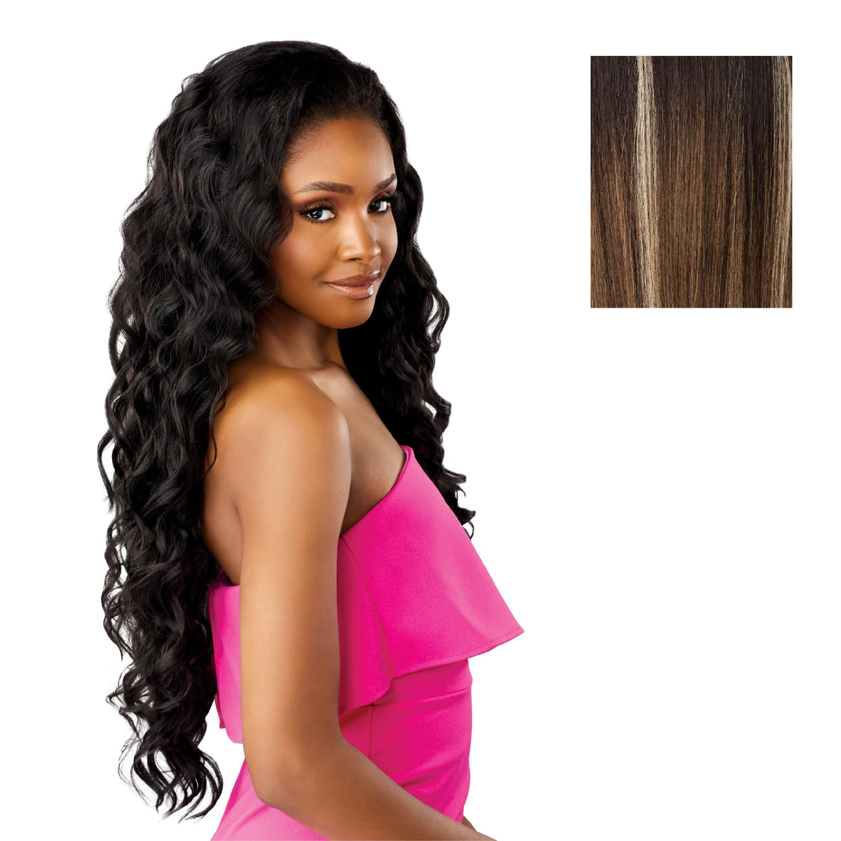 Sensationnel Instant Weave Half Wig-24, BALAYAGEMOCHA