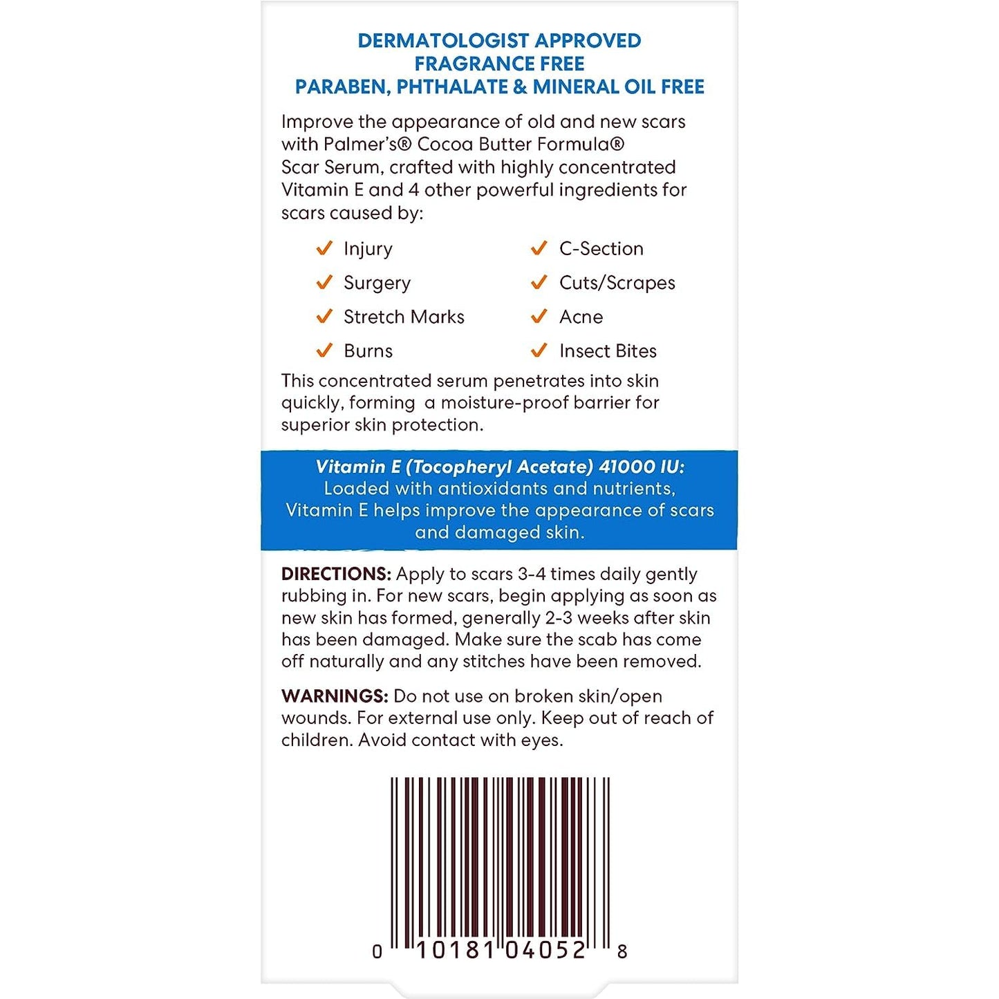 Palmer's Cocoa Butter Formula Scar Serum 1 oz (Pack of 3) Beauty & Personal Care Palmer's