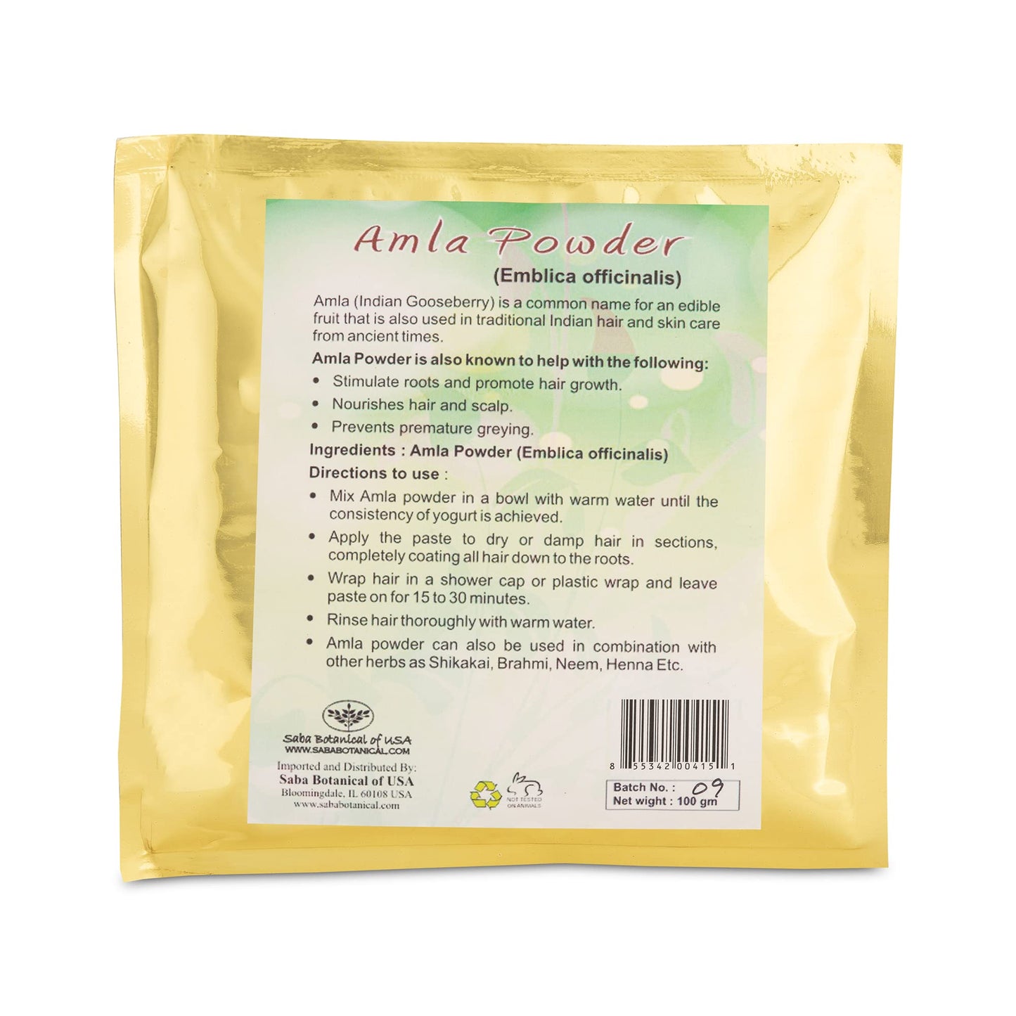 Lustrous Henna Pure Amla Powder for Hair and skin care 100 Grams Beauty & Personal Care Lustrous Henna