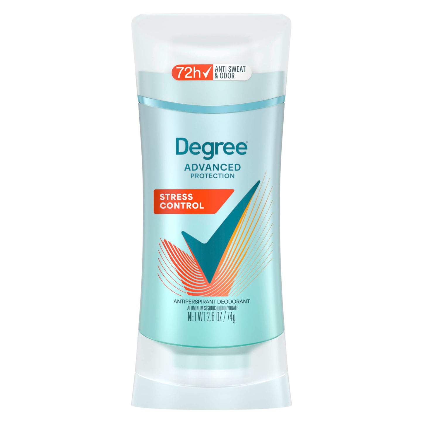 Degree Antiperspirant Deodorant Stress Control 72-Hour Sweat & Odor Protection Antiperspirant for Women with Body Heat Activated Technology 2.6 oz Beauty and Personal Care Degree