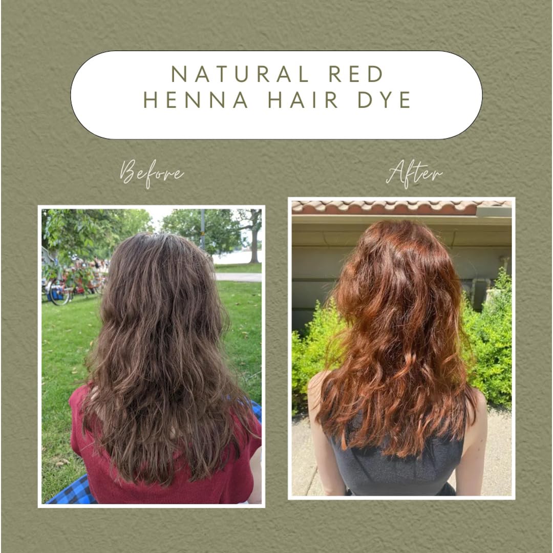 3 Packs Of Natural Red Henna Hair & Beard Color/Dye 100 Grams - Natural Hair Color, Plant-based Hair Dye - The Henna Guys Beauty & Personal Care The Henna Guys
