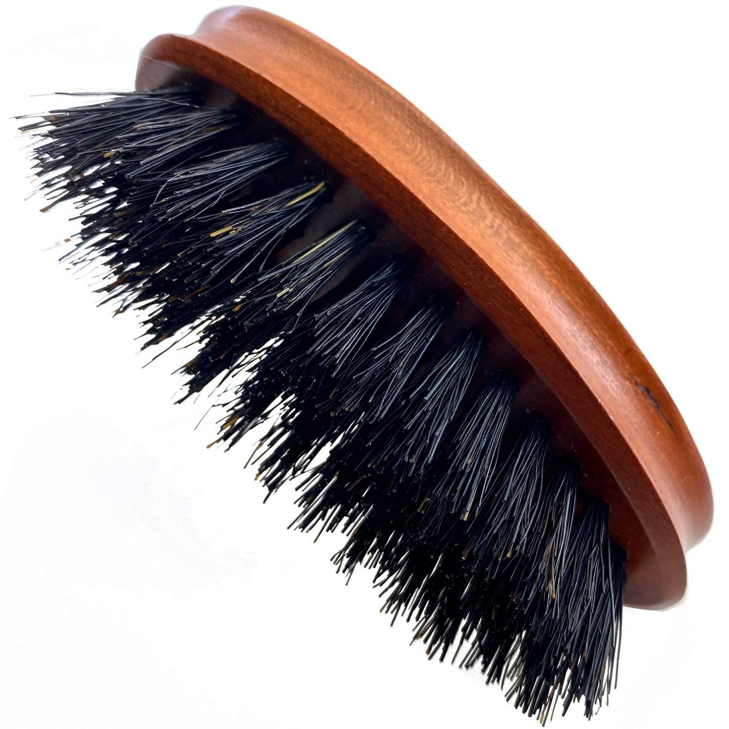 Murai by Giorgio GM4F Firm Boar Bristle Beard Brush - Travel Brush for Men's Skin Care and Grooming - Pocket Oval Beard Brush Beauty and Personal Care GIORGIO