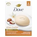Dove Beauty Bar Soap Shea Butter, 8 Bars for Nourished, Radiant Skin, Enriches Skin 3.75 oz Beauty & Personal Care Dove